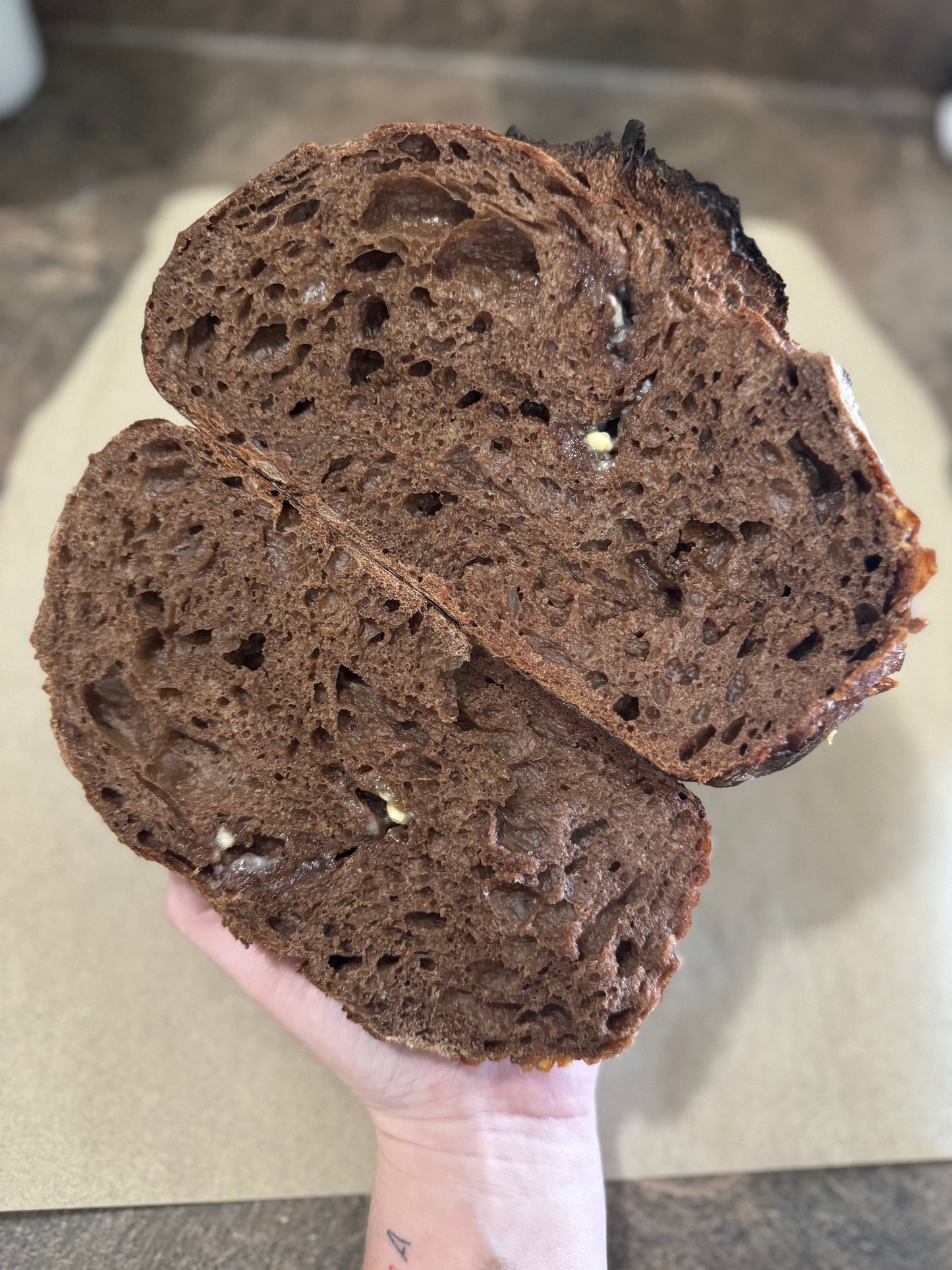 Double Chocolate Sourdough Loaf