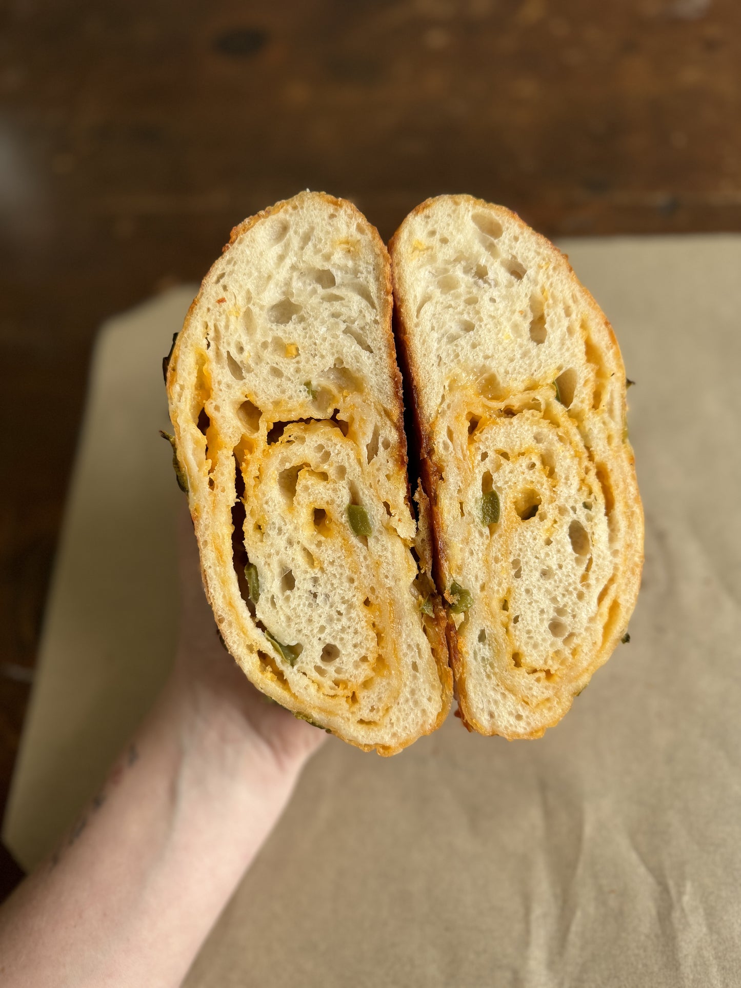 Jalapeno + Cheddar Sourdough Loaf